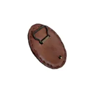 Bild von Gürtelschnalle aus Leder mit Pferdefigur, Unisex-Schnalle