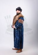Picture of Ertugrul Ghazi Dress Uc Bey Kaftan Dress Costume Medieval Robe Kaftan Silk robes and Kimonos Ottoman Man Dress Kaftan Shirt
