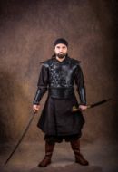 Kurulus Osman Ghazi Armor Costume Ottoman Turkish Armor Kaftan Shirt Pants Boot set resurrection Osman cosplay costume armor. ürün görseli