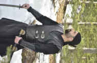 Bild von Kurulus Osman Ghazi Rüstung Kostüm Osmanische türkische Rüstung Kaftan Shirt Hose Stiefel Set Auferstehung Osman Cosplay Kostüm Rüstung