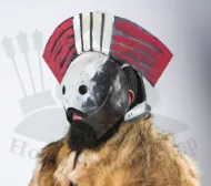 Εικόνα της Lord Of The Rings Uruk Hai Helmet Mask Hand Of Saruman Orc Handforged Steel Helmet