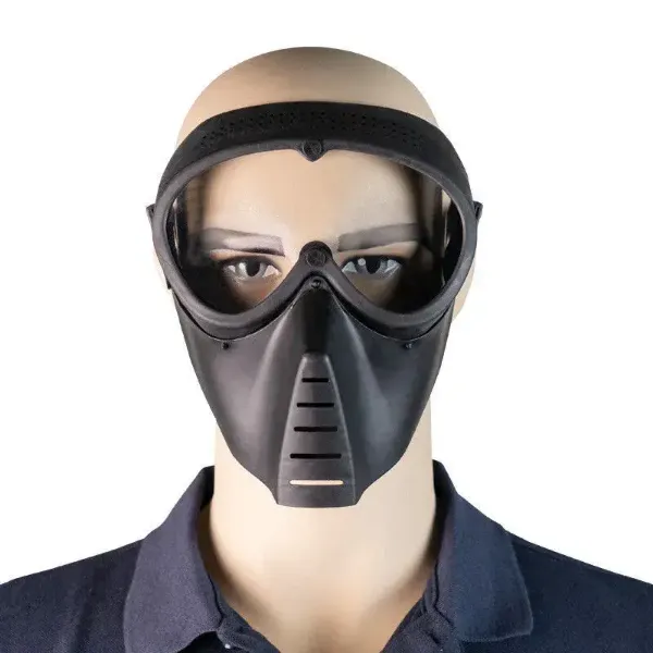 Picture of Archery Tag Mask Paintball Mask, Airsoft Mask Full Face Protection Gear with Goggles Impact Resistant for Hunting CS Airsoft Paintball Game and Other Outdoor Activities