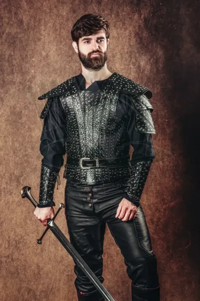 Εικόνα της Witcher Armor Costume Cosplay Season 1 Leather Armor Gerald Of the Rivia Cosplay The Witcher Christmas Gift