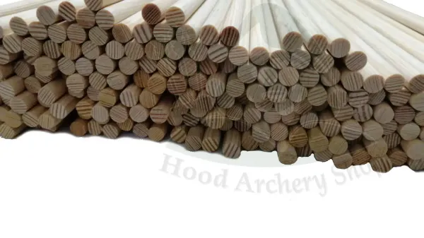 Afbeeldingen van Houten schachten Premium Northern Pine voor traditioneel boogschieten Pijlen DIY boogschieten