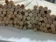 Afbeeldingen van Houten schachten Premium Northern Pine voor traditioneel boogschieten Pijlen DIY boogschieten