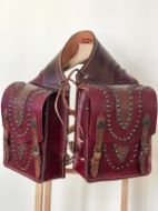 Picture of Horse Saddle Bag Medieval Leather Horse Equipment
