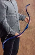 Εικόνα της Recurve Bow Polymer Elven Starter Bow Μεσαιωνικό παραδοσιακό τόξο αλόγων τοξοβολίας