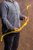 Εικόνα της Recurve Bow Polymer Elven Starter Bow Μεσαιωνικό παραδοσιακό τόξο αλόγων τοξοβολίας