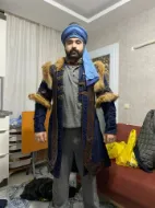 Bild von Kurulus Osman Ghazi Rüstung Blaues Kostüm Osmanische türkische Rüstung Kaftan Hemd Hose Stiefel Set Auferstehung Osman Cosplay Kostüm Rüstung