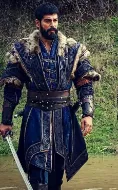 Bild von Kurulus Osman Ghazi Rüstung Blaues Kostüm Osmanische türkische Rüstung Kaftan Hemd Hose Stiefel Set Auferstehung Osman Cosplay Kostüm Rüstung