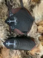 Εικόνα της Aragorn Gondor Bracers Black Lord of the rings cosplay δερμάτινα bracers vambrace Halloween κοστούμι