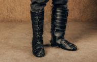Εικόνα της VIKING Ragnar lothbrok δερμάτινες μπότες lamellar παπούτσια Viking warriors