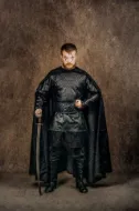 Bild på VIKING Ragnar lothbrok läderboots lamellskor Viking warriors skor