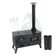 Bild von Camping Stove, Tent Wood Stove,hunting lodge Burning stove, cooking plow with Oven cooking partition