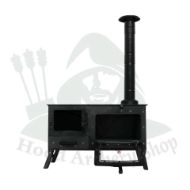 Kép Camping Stove, Tent Wood Stove,hunting lodge Burning stove, cooking plow with Oven cooking partition