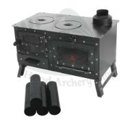 Изображение Camping Stove, Tent Wood Stove,hunting lodge Burning stove, cooking plow with Oven cooking partition