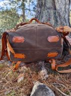 Picture of Hiking Backpack Camping Bushcraft Backpacking Waterproof Leather Backpack - Design 1