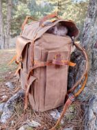 Picture of Hiking Backpack Camping Bushcraft Backpacking Waterproof Leather Backpack - Design 2