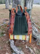 صورة حقيبة ظهر للمشي لمسافات طويلة والتخييم Bushcraft حقيبة ظهر جلدية مقاومة للماء - تصميم 3