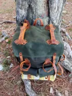 صورة حقيبة ظهر للمشي لمسافات طويلة والتخييم Bushcraft حقيبة ظهر جلدية مقاومة للماء - تصميم 3