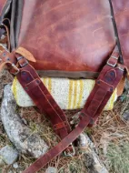Obrazek Plecak turystyczny Camping Bushcraft Backpacking Wodoodporny skórzany plecak - projekt 1