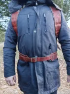 Obrazek Plecak turystyczny Camping Bushcraft Backpacking Wodoodporny skórzany plecak - projekt 1