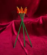 Bild von Herr der Ringe Legolas Pfeil Kiefernholzpfeil für Bogenschießen und Cosplay – oranges Design