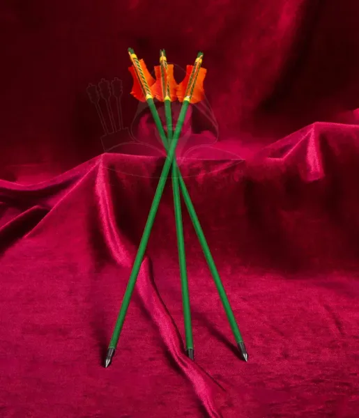 Bild von Herr der Ringe Legolas Pfeil Kiefernholzpfeil für Bogenschießen und Cosplay – oranges Design