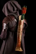 Bild von Herr der Ringe Legolas Pfeil Kiefernholzpfeil für Bogenschießen und Cosplay – oranges Design