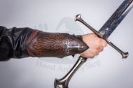Picture of Aragorn Gondor Bracers Lord of the rings cosplay leather bracers vambrace - Version 2