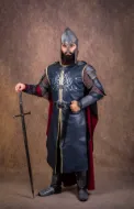 صورة Aragorn Black Castle King Armor Costume LOTR Lovers Gift
