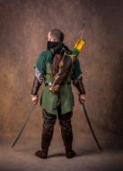 Picture of Hobbit Legolas Back Quiver Leather Quiver Middle Ages Medieval Fantasy Archery Cosplay