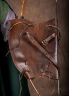 Bild på Sagan om ringen Legolas Lothlorien Back Quiver Läder Quiver Motiv Riddare Medeltid Medeltida Fantasy Archery Cosplay