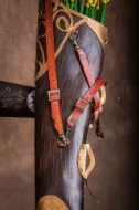Bild på Sagan om ringen Legolas Lothlorien Back Quiver Läder Quiver Motiv Riddare Medeltid Medeltida Fantasy Archery Cosplay
