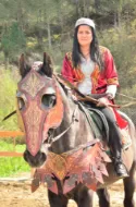 Εικόνα της Elven Horse Collar Armor Costume Lord Of The Rings Elf Horse breastplate bridle headstall collar warrior horse tack wither strap barrel