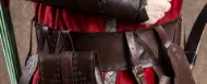 Picture of Handcrafted Mongolian Leather Warrior Belt – Genuine 1.5–2mm Cowhide Armor Belt