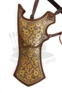 Picture of Swedish Royal Museum Inspired Ottoman Sadak & Tirkeş Set, Handmade Turkish Horseback Archery Bow Case and Hip Quiver with Belt